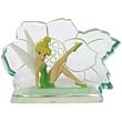 Disney Fairies Tinker Bell Clear Resin Flower Mini Statue